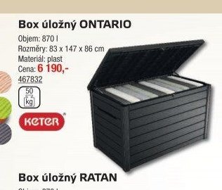 Box úložný ONTARIO - UNI HOBBY akcniletaky.com
