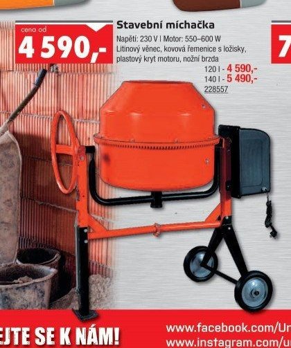 Stavební míchačka - UNI HOBBY akcniletaky.com