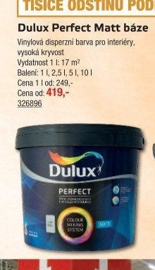 Dulux Perfect Matt báze - UNI HOBBY akcniletaky.com
