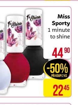 Miss Sporty 1 minute to shine