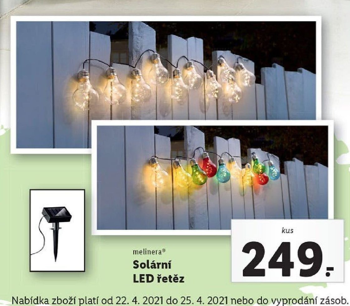 melinera Solární LED řetěz