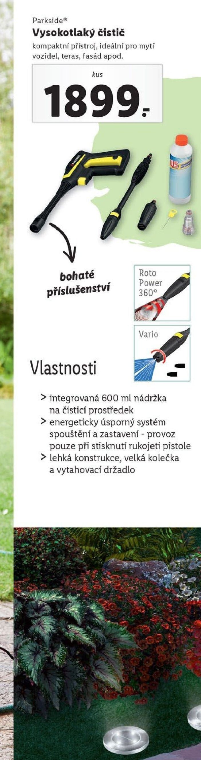 Parkside Vysotlaký čistič