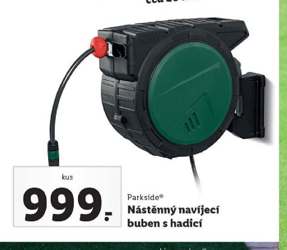 Parkside Nástěnný navíjecí buben s hadicí