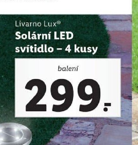 Livarno Lux Solární LED svítidlo – 4 kusy