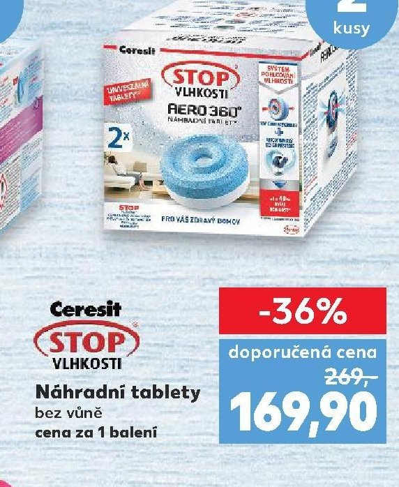 Ceresit Stop Vlhkosti Náhradní tablety bez vůně