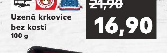 Uzená krkovice bez kosti 100 g