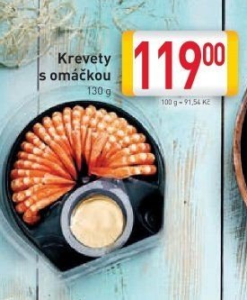 Krevety s omáčkou