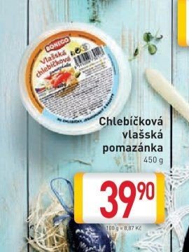 Chlebíčková vlašská pomazánka