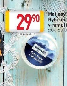 Matjesy v oleji, Rybí filety v remuládě