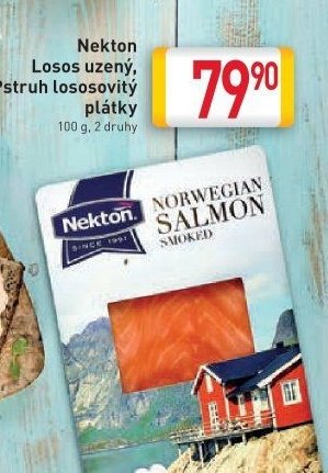 Nekton Losos uzený, Pstruh lososovitý plátky
