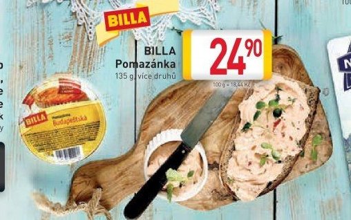 BILLA Pomazánka