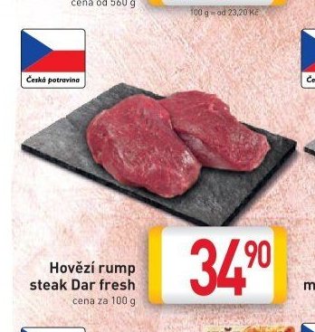 Hovězí rump steak Dar fresh