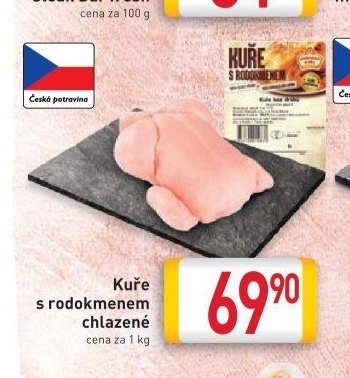 Kuře s rodokmenem chlazené