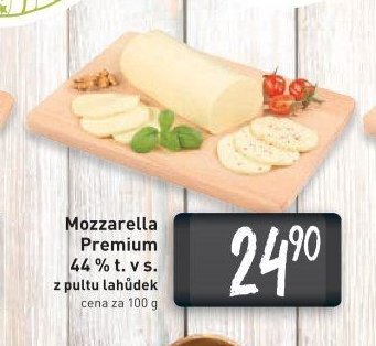 Mozzarella Premium 44 % t. v s.