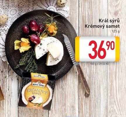 Král sýrů Krémový samet