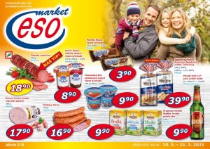 akční leták ESO MARKET 10.3.2021-21.3.2021