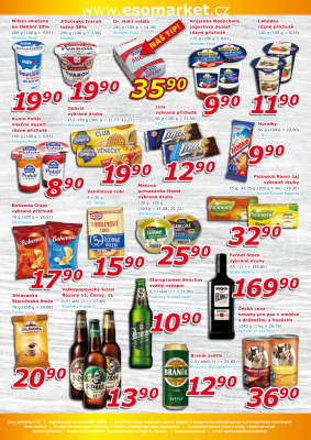 akční leták ESO MARKET 10.3.2021-21.3.2021