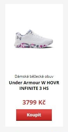 Dámská běžecká obuv Under Armour W HOVR INFINITE 3 HS
