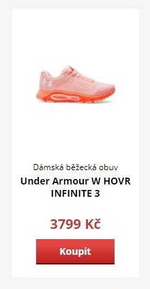 Dámská běžecká obuv Under Armour W HOVR INFINITE 3
