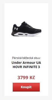 Pánská běžecká obuv Under Armour UA HOVR INFINITE 3