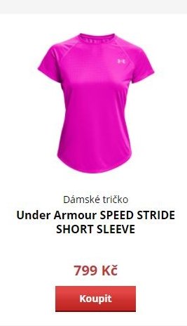 Dámské tričko Under Armour SPEED STRIDE SHORT SLEEVE