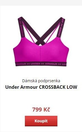 Dámská podprsenka Under Armour CROSSBACK LOW