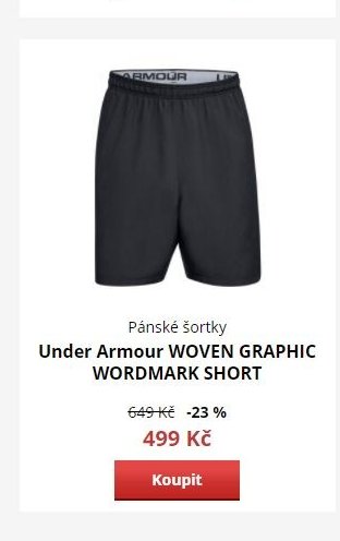 Pánské šortky Under Armour WOVEN GRAPHIC WORDMARK SHORT