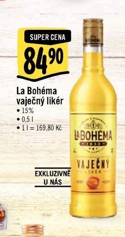 La Bohéma vaječný likér