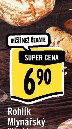 Rohlík Mlynářský žitný 60 g