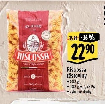 Riscossa těstoviny