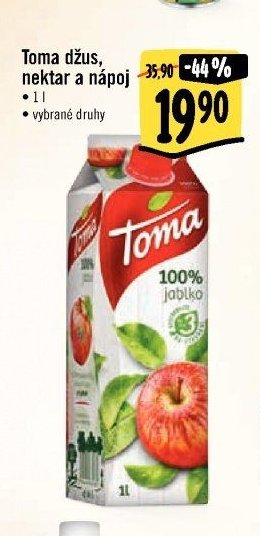 Toma džus, nektar a nápoj