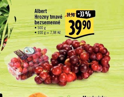 Albert Hrozny tmavé bezsemenné