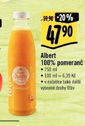 Albert 100% pomeranč