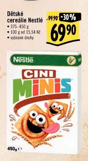 Dětské cereálie Nestlé