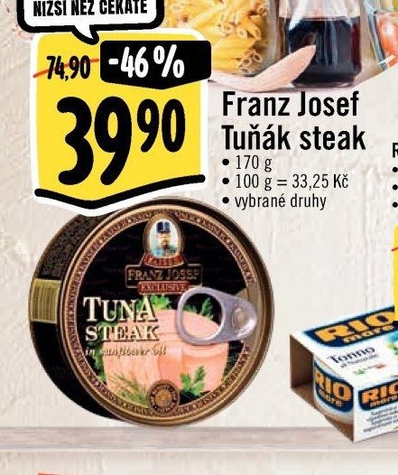 Franz Josef Tuňák steak