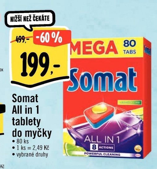 Somat All in 1 tablety do myčky