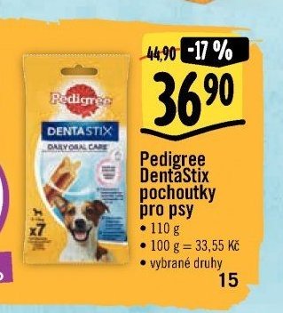 Pedigree DentaStix pochoutky pro psy