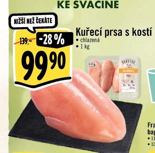 Kuřecí prsa s kostí
