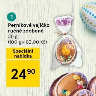 Perníkové vajíčko ručně zdobené