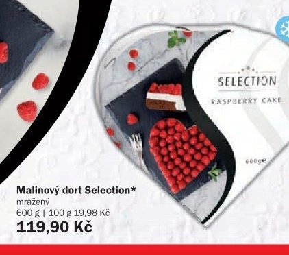 Malinový dort Selection