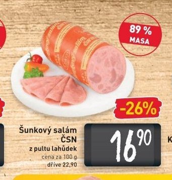 Šunkový salám ČSN
