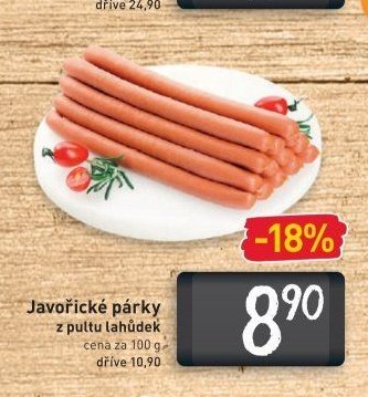Javořické párky
