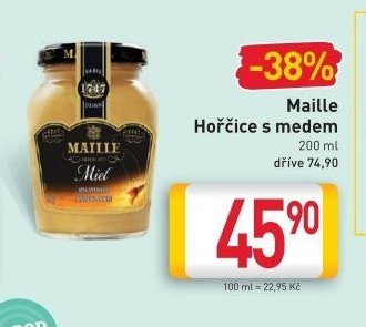 Maille Hořčice s medem