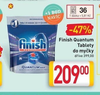 Finish Quantum Tablety do myčky