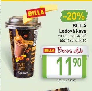 BILLA Ledová káva