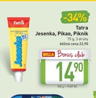 Tatra Jesenka, Pikao, Piknik