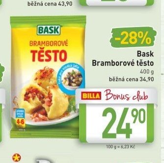 Bask Bramborové těsto