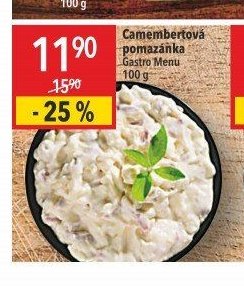 Camembertová pomazánka Gastro Menu 100 g