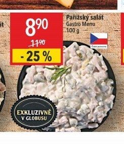 Pařížský salát Gastro Menu 100 g