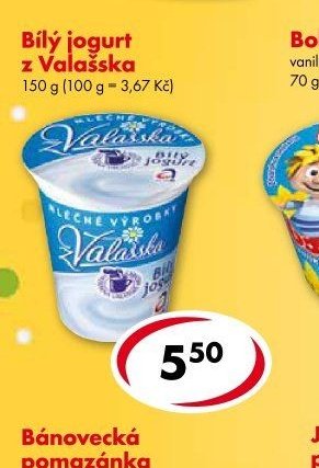 Bílý jogurt z Valašska